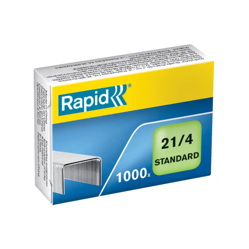 Grapas rapid n 21/4 galvanizada caja de 1000 unidades