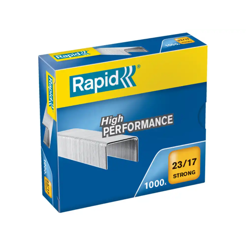 Grapas rapid strong n 23/17 mm galvanizada caja de 1000 unidades