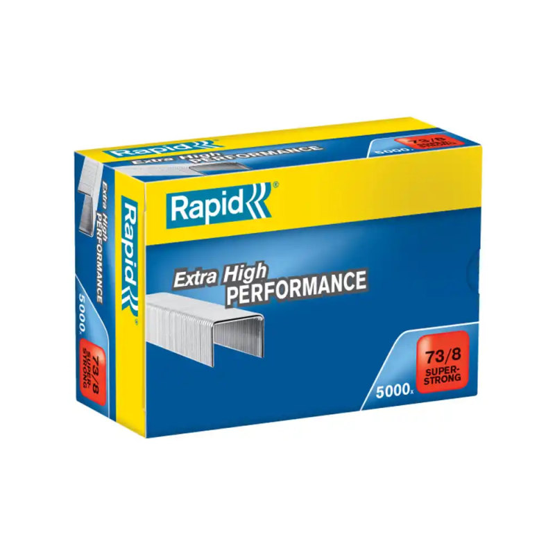 Grapas rapid super strong n 73/8 mm galvanizada caja de 5000 unidades