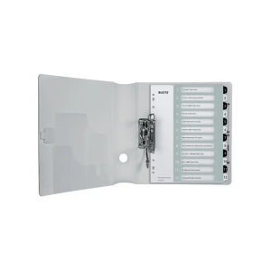 Separador numerico leitz wow plastico imprimible 1-12 juego de 12 separadores din a4 multitaladro blanco/negro