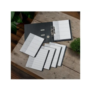 Separador numerico leitz recycle plastico 1-20 juego de 20 separadores din a4+ color negro
