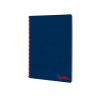 Cuaderno espiral liderpapel a4 wonder tapa plastico 80h 90gr pauta estrecha 2,5mm con margen color azul marino