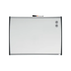 Pizarra blanca nobo magnetica marco arqueado 585x430 mm