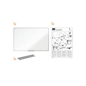 Pizarra blanca nobo essence melamina 900x600 mm