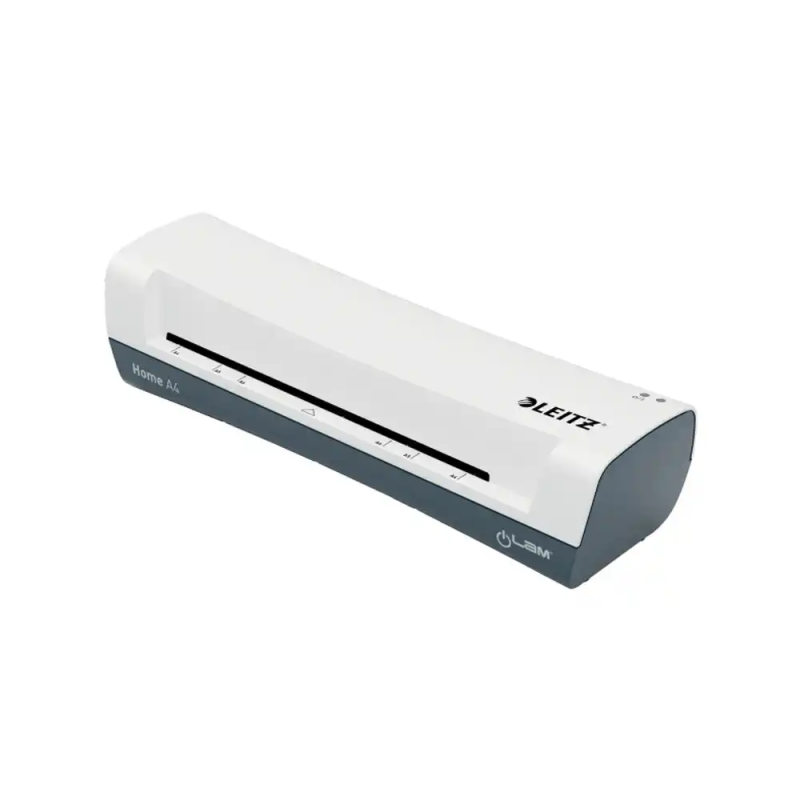 Plastificadora leitz ilam home din a4 2 rodillos hasta 125 mc color blanco/gris