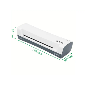 Plastificadora leitz ilam home din a4 2 rodillos hasta 125 mc color blanco/gris