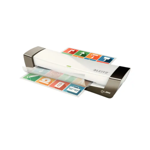 Plastificadora leitz ilam office din a4 2 rodillos hasta 125 mc color blanco/plata