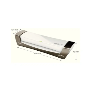 Plastificadora leitz ilam office din a4 2 rodillos hasta 125 mc color blanco/plata
