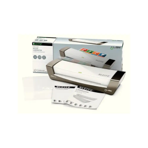 Plastificadora leitz ilam office din a4 2 rodillos hasta 125 mc color blanco/plata
