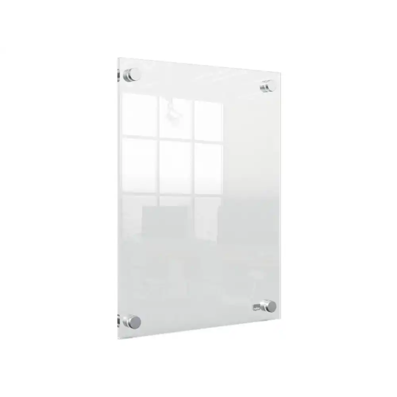 Porta poster nobo acrilico transparente mural din a4 261x24x346 mm