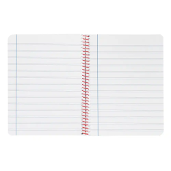 Cuaderno espiral liderpapel a4 wonder tapa plastico 80h 90gr pauta estrecha 2,5mm con margen color negro