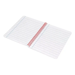 Cuaderno espiral liderpapel a4 wonder tapa plastico 80h 90gr pauta estrecha 2,5mm con margen color negro