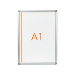 Vitrina de anuncios nobo con marco de aluminio a presion premium plus para exterior din a1 650x900x17 mm