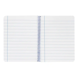 Cuaderno espiral liderpapel a4 wonder tapa plastico 80h 90gr pauta estrecha 2,5mm con margen color rojo