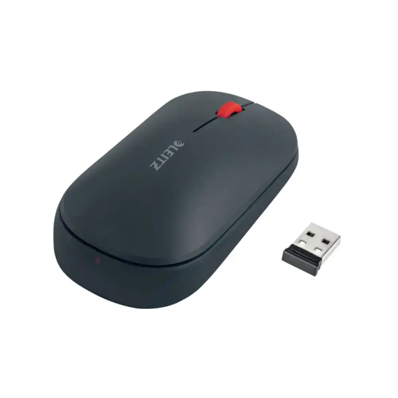 Raton leitz cosy inalambrico dual 4000 dpi usb-a nano 2,4 ghz color gris