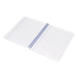 Cuaderno espiral liderpapel a4 wonder tapa plastico 80h 90gr pauta estrecha 2,5mm con margen color rojo