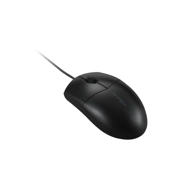 Raton kensington optico pro fit 3 botones 1600 dpi lavable con cable color negro