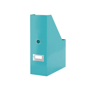 Revistero leitz click & store carton forrado color turquesa 103x170x235 mm