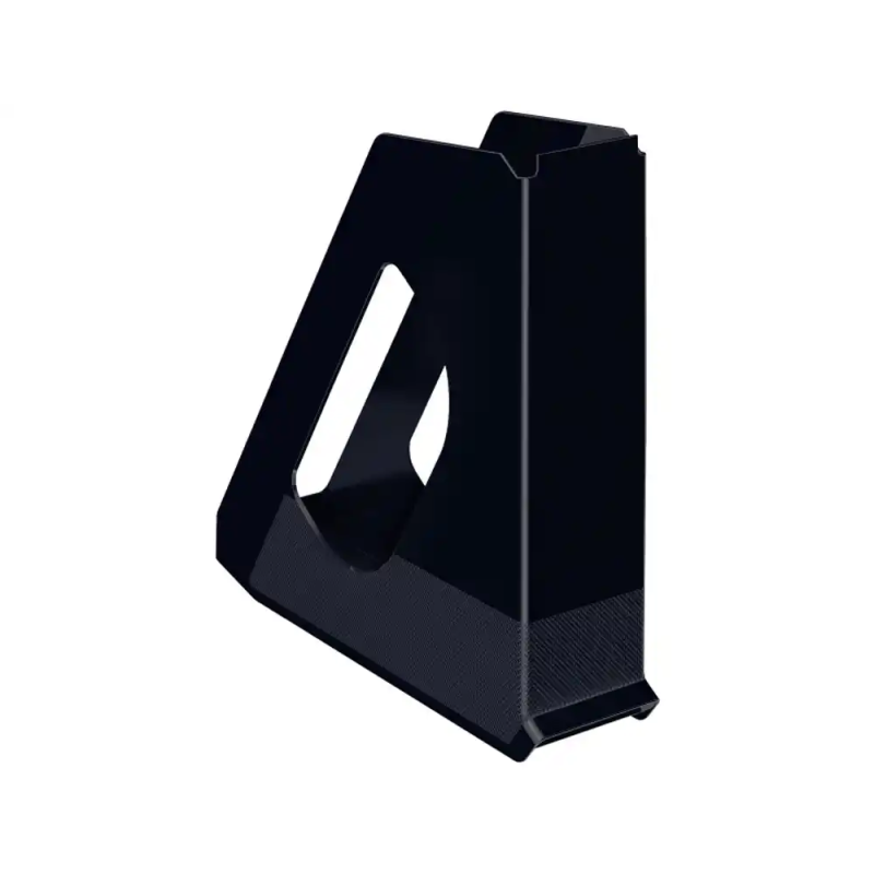 Revistero esselte europost plastico color negro vivida 72x256x260 mm