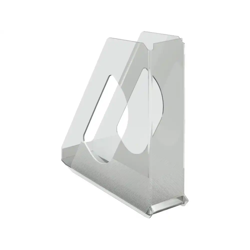 Revistero esselte europost plastico color transparente cristal 72x256x260 mm