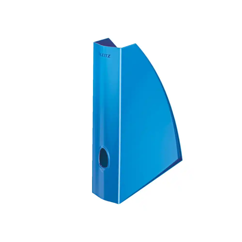 Revistero leitz wow plastico lomo 60 color azul 75x312x258 mm