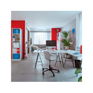Revistero leitz wow plastico lomo 60 color azul 75x312x258 mm