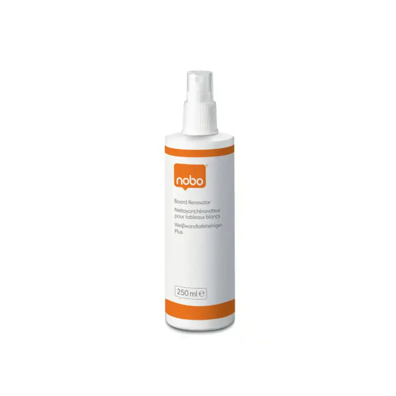 Limpiador de pizarra blanca nobo bote pulverizador de 250 ml