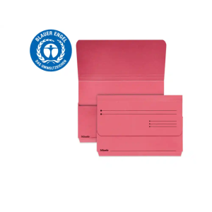 Subcarpeta cartulina esselte pocket folio color rosa 275 gr