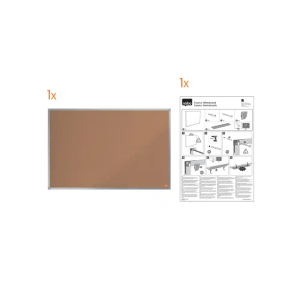 Tablero de anuncios nobo essence corcho 1500x1200 mm