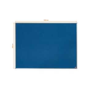Tablero de anuncios nobo essence de fieltro azul 1200x900 mm