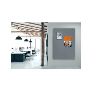 Tablero de anuncios nobo premium plus corcho 2400x1200mm