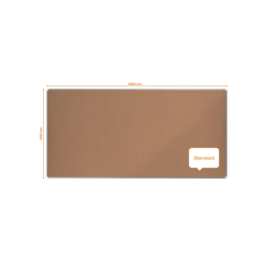 Tablero de anuncios nobo premium plus corcho 2400x1200mm