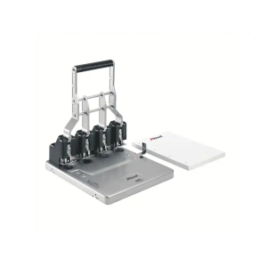 Taladrador rexel hd 4150 gran capacidad 4 taladros color plata/negro capacidad 150 hojas