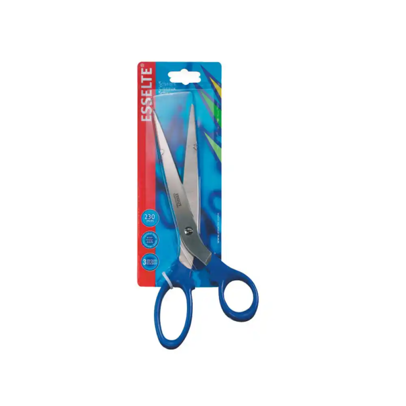 Tijera esselte gama premium 230 mm color azul