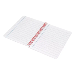 Cuaderno espiral liderpapel a4 wonder tapa plastico 80h 90gr pauta ancha 3,5mm con margen color azul marino