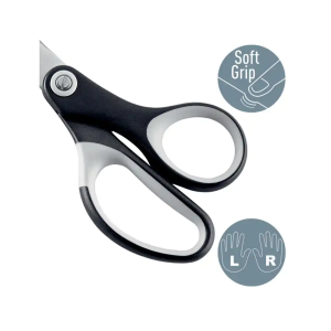 Tijera leitz premium titanium 180 mm color negro
