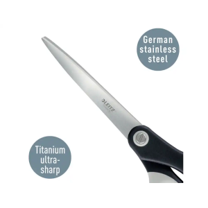 Tijera leitz premium titanium 205 mm color negro