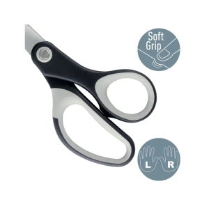 Tijera leitz premium titanium 205 mm color negro