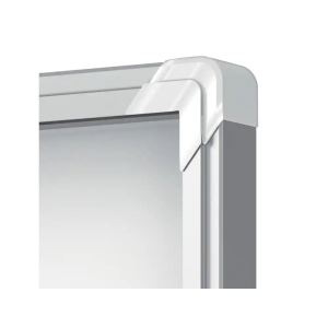 Vitrina de anuncios nobo premium plus magnetica con puerta corredera 27 x din a4 997x2072x54 mm