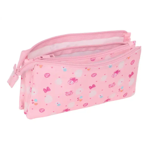 Bolso escolar portatodo safta triple minnie mouse baby 120x220x30 mm