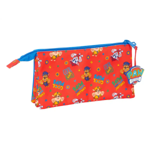 Bolso escolar portatodo safta triple paw patrol cool 120x200x30 mm