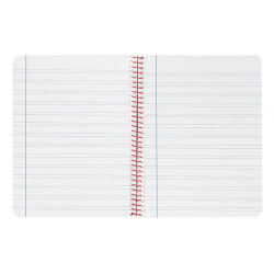 Cuaderno espiral liderpapel a4 wonder tapa plastico 80h 90gr pauta ancha 3,5mm con margen color negro