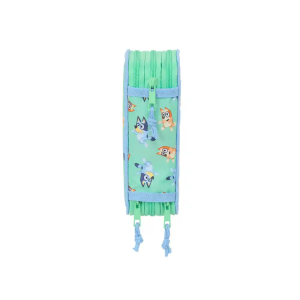 Plumier escolar safta triple 37 piezas bluey sisters 195x125x55 mm