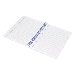 Cuaderno espiral liderpapel a4 wonder tapa plastico 80h 90gr pauta ancha 3,5mm con margen color verde oscuro