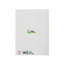 Bloc musica y canto liderpapel pentagrama interlineado 2 mm cuadricula 5mm din a4 24 hojas 100g/m2