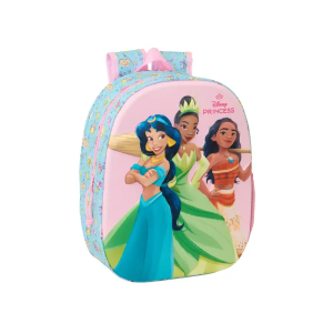 Mochila safta 3d princesas...
