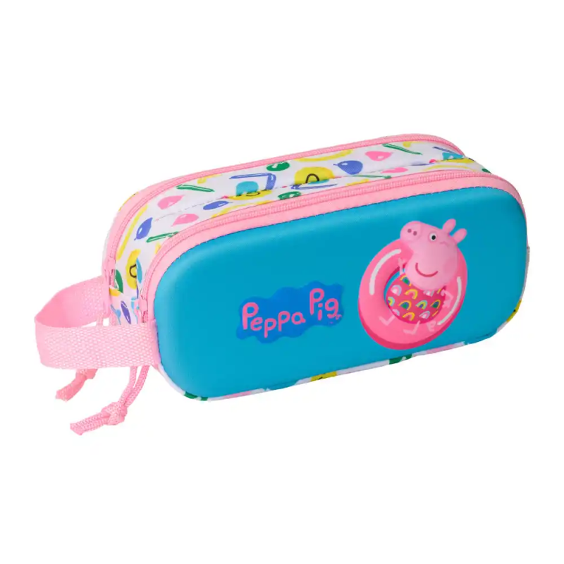 Bolso escolar portatodo safta doble 3d mochilas 3d peppa pig 80x210x60 mm