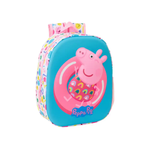 Mochila safta 3d peppa pig...