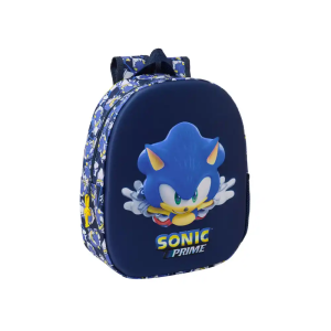 Mochila safta 3d sonic city...
