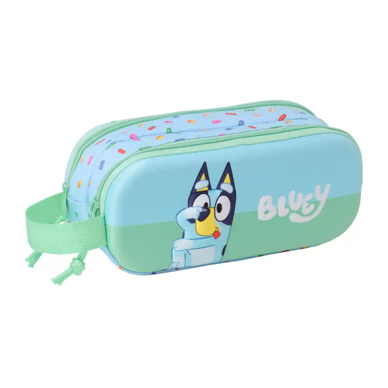 Bolso escolar portatodo safta doble 3d mochilas 3d bluey 80x210x60 mm